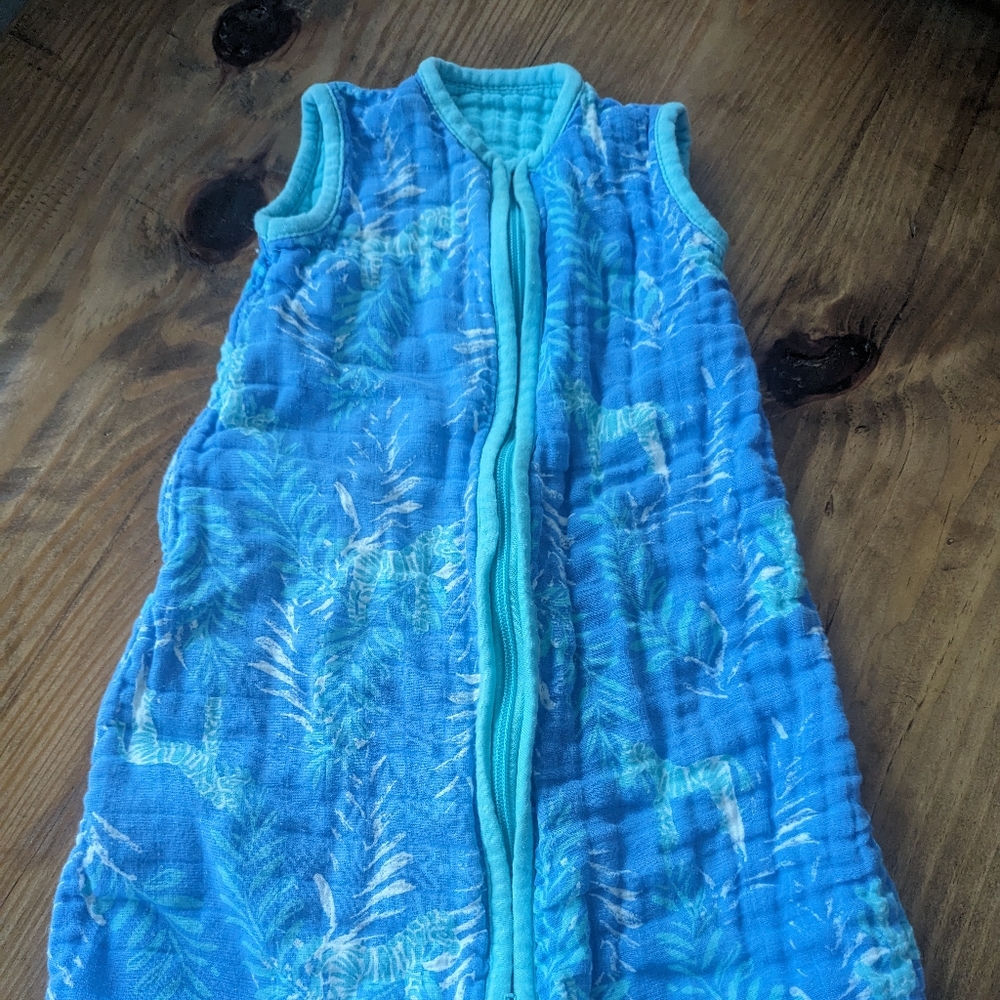 Lilly Pulitzer Wearable Blanket, size small infant
